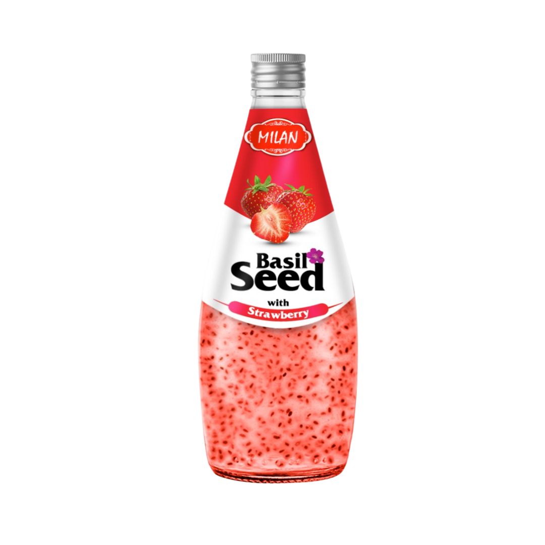 Basil Seed with Strawberry